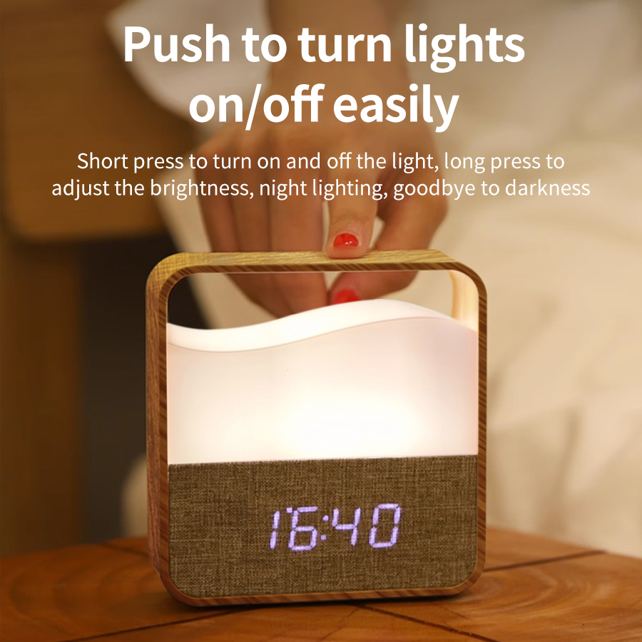 LED Night Light with Clock Dig - огляд і ціна Desk Lamp