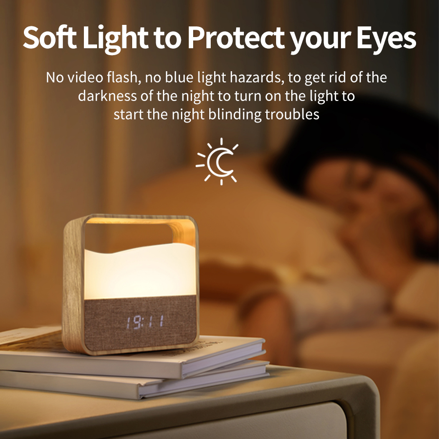 LED Night Light with Clock Dig - огляд і ціна Desk Lamp