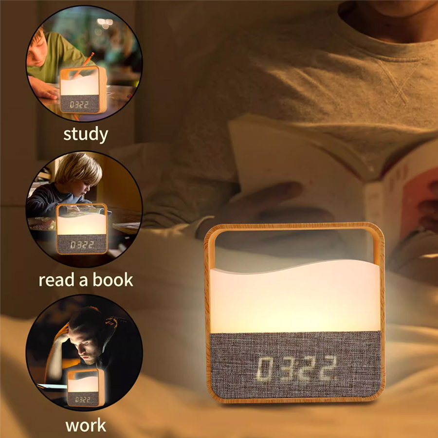 LED Night Light with Clock Dig - огляд і ціна Desk Lamp