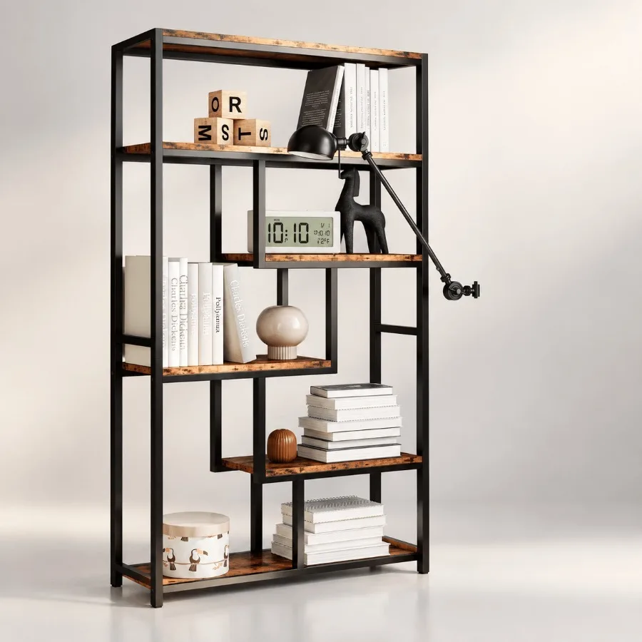 Bookshelves 6 Tiers, Industria - огляд і ціна Bookshelf