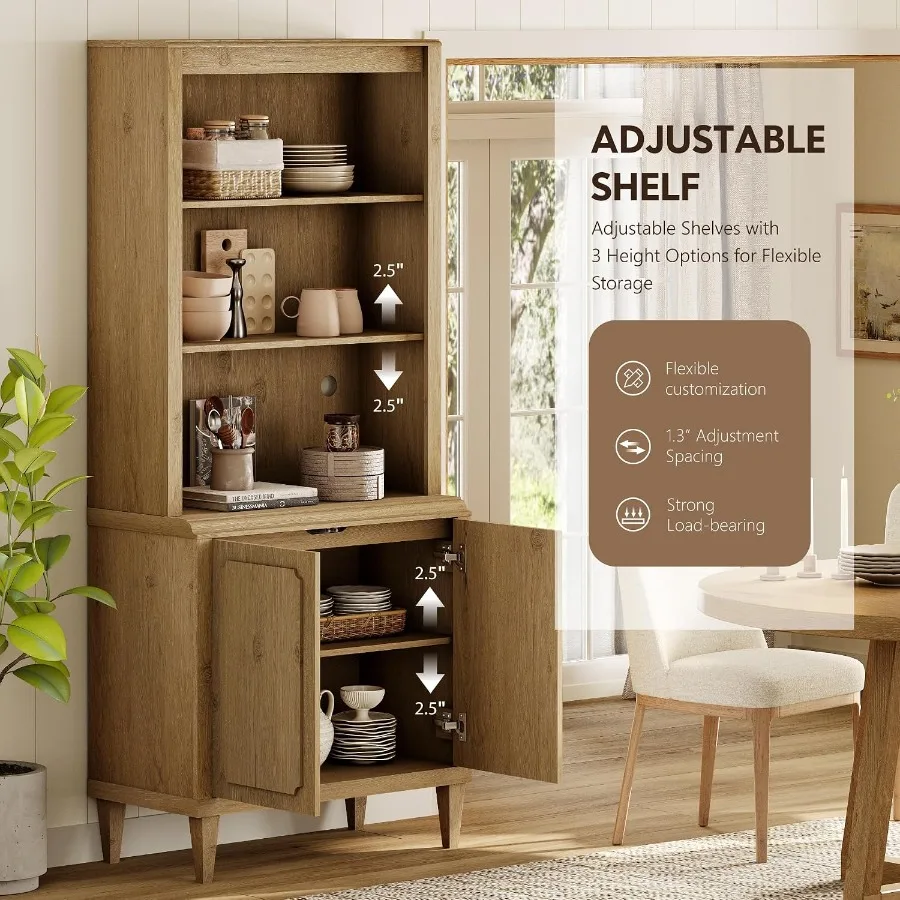 72.8 Tall Bookshelf with Doors - огляд і ціна Bookshelf