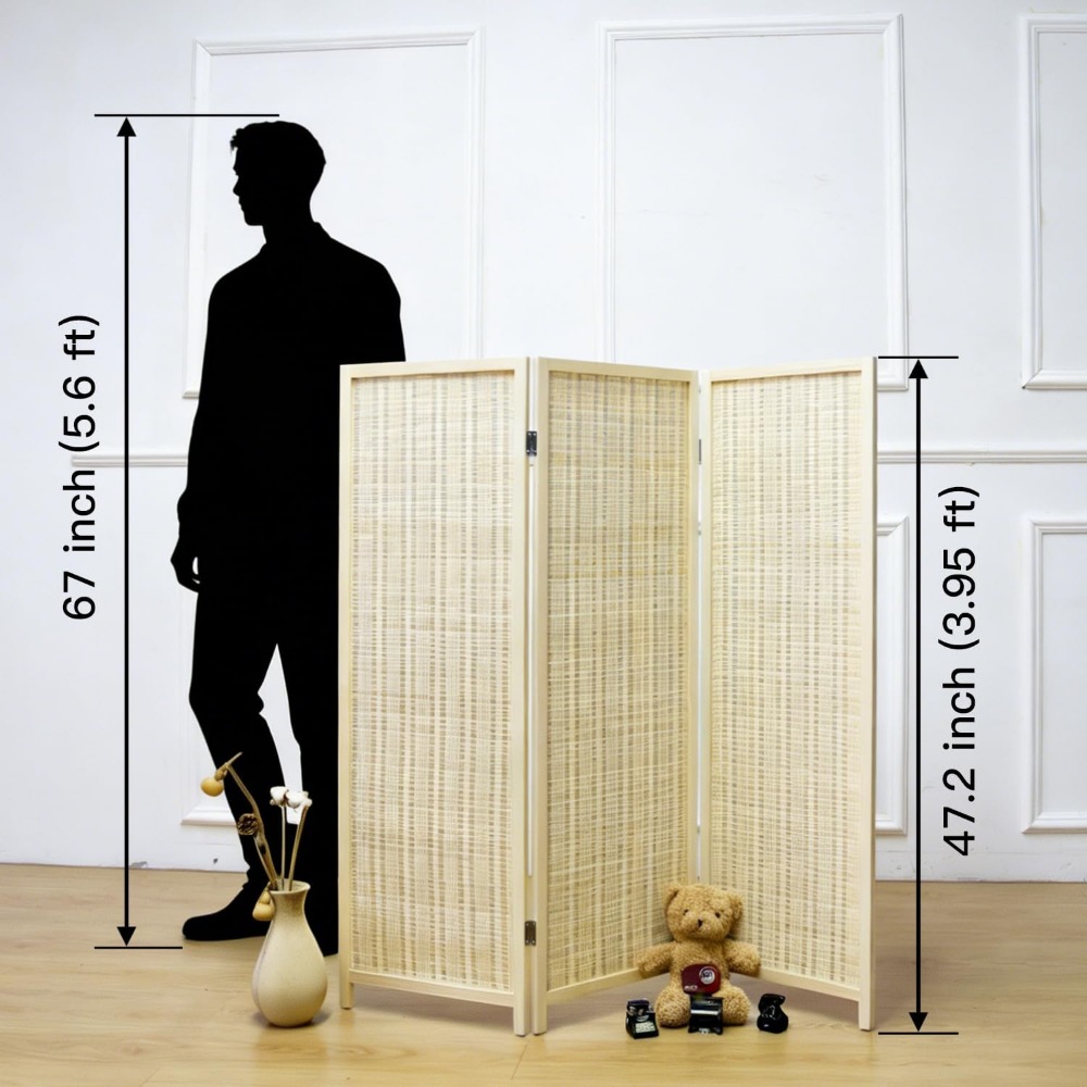 3 Panel Short Room Divider Scr - огляд і ціна Partition Screen Divider