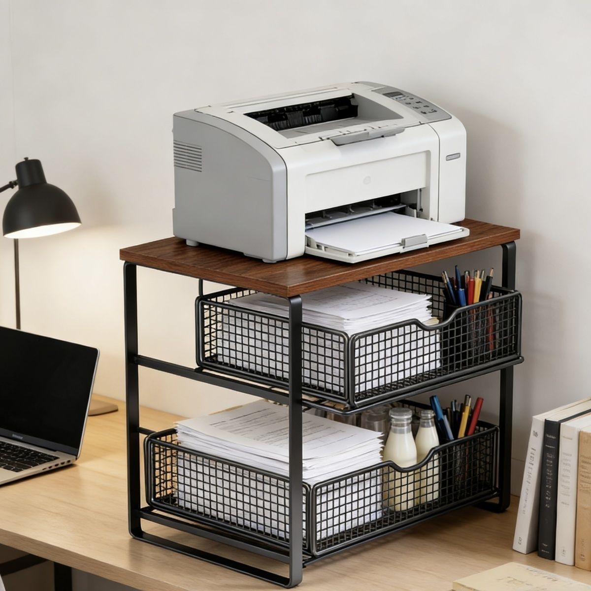 Modern Minimalist Double Layer - огляд і ціна Printer Stand