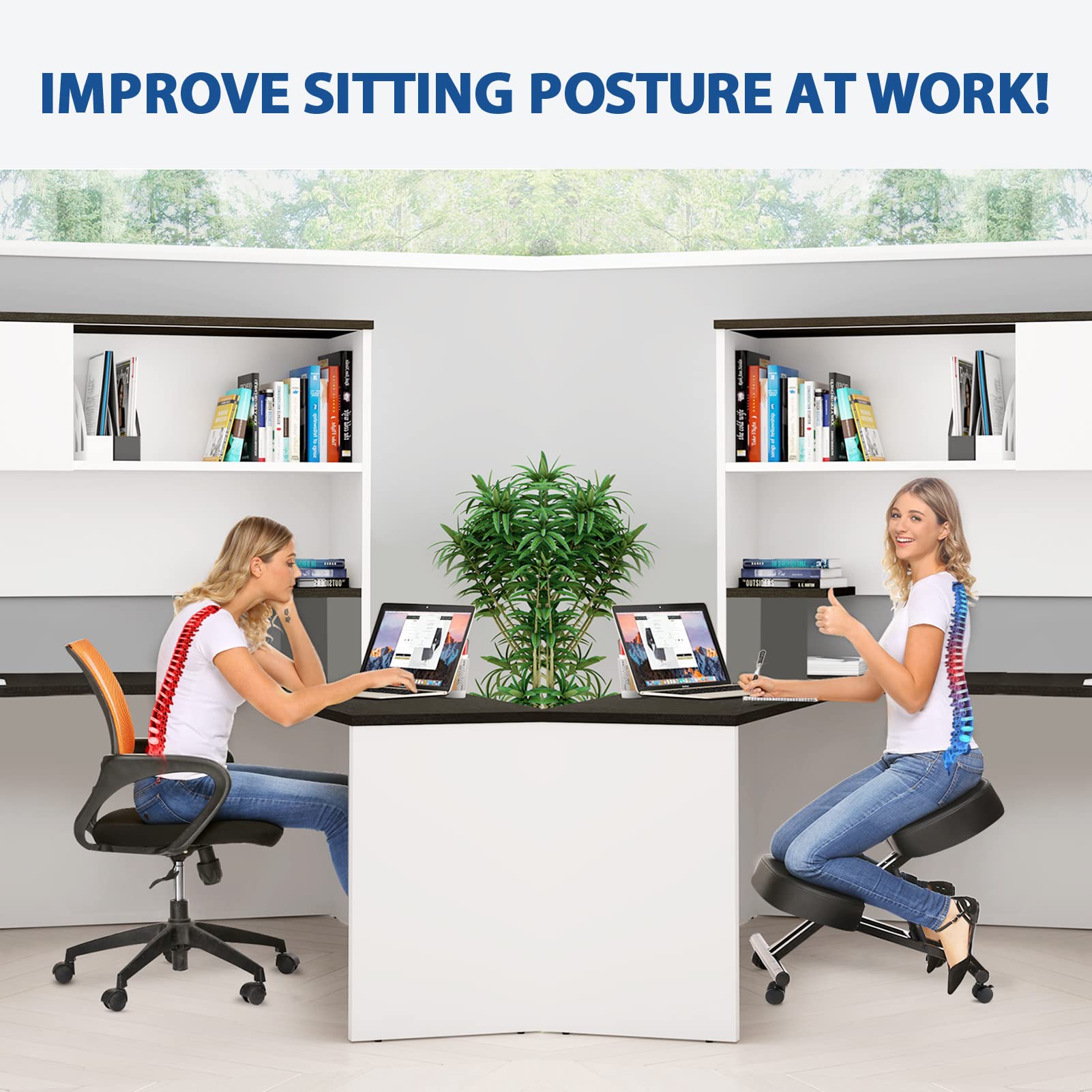 Kneeling Chair Ergonomic for O - огляд і ціна Office Chair