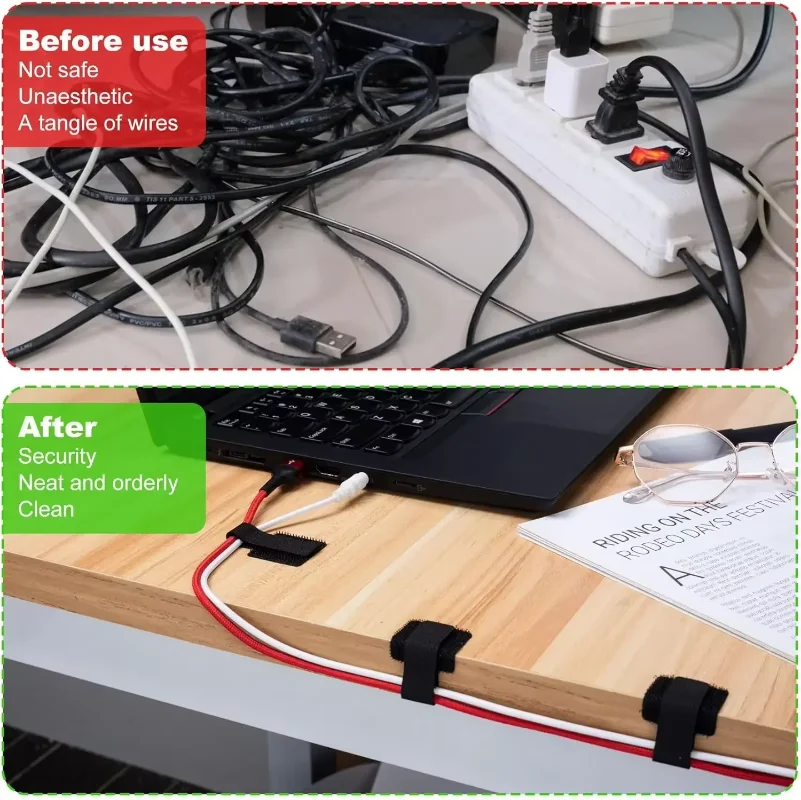 Reusable Cable Ties New Fasten - огляд і ціна Desk Organizer
