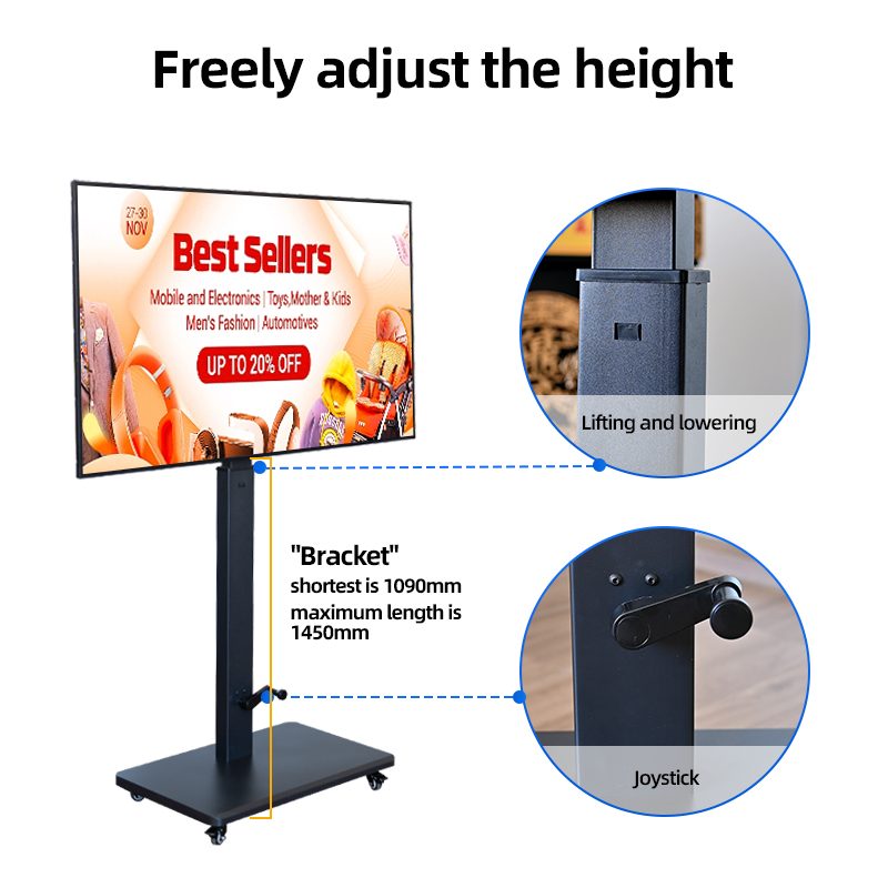 55 Inch Portable 4K Animation  - огляд і ціна Monitor Stand