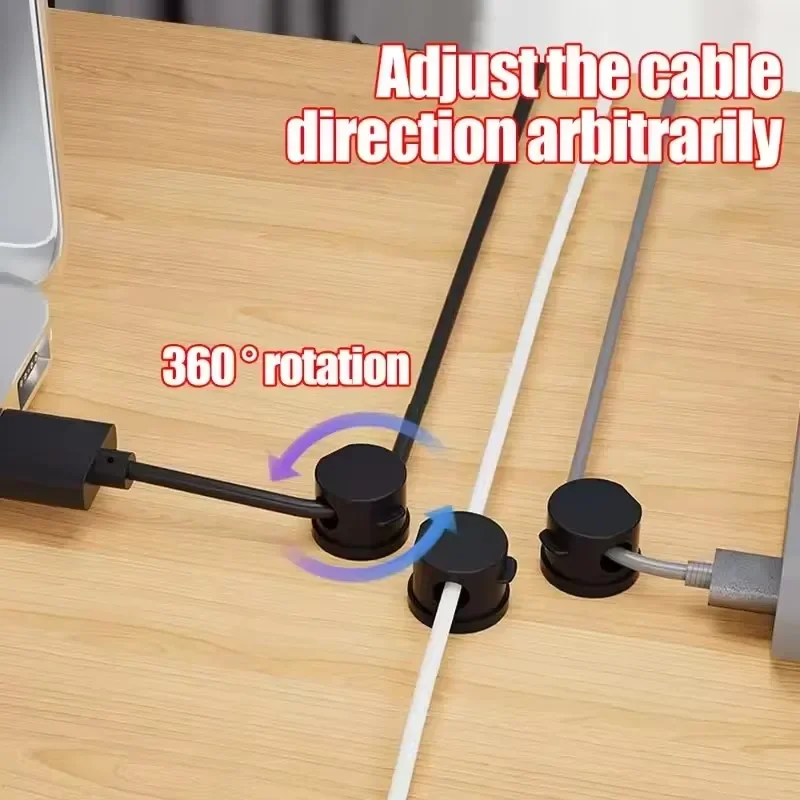 360° Rotatable Magnetic Cable  - огляд і ціна Desk Organizer