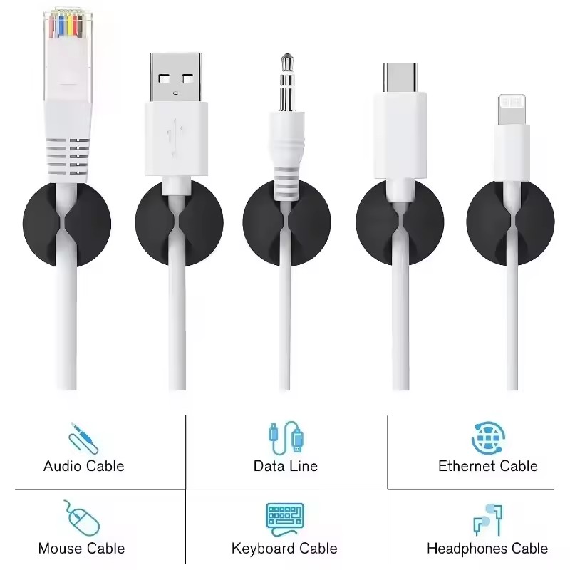 Mini Silicone USB Cable Winder - огляд і ціна Desk Organizer