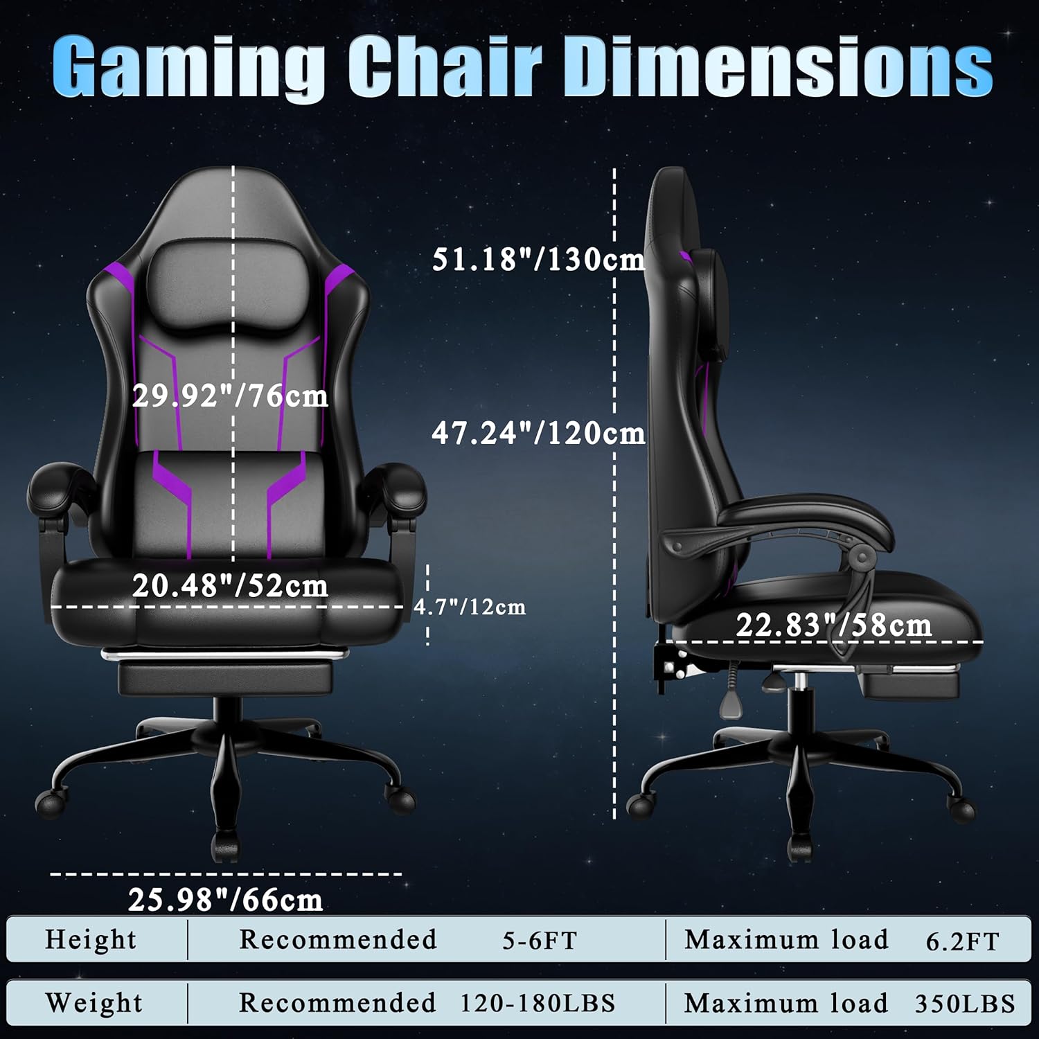 Ergonomic Gaming Chair with Po - огляд і ціна Office Chair Cushion