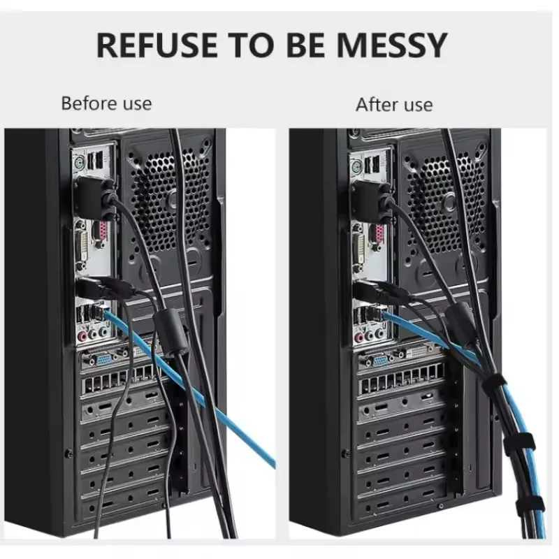 1/5M Cable Manager Data Cable  - огляд і ціна Desk Organizer