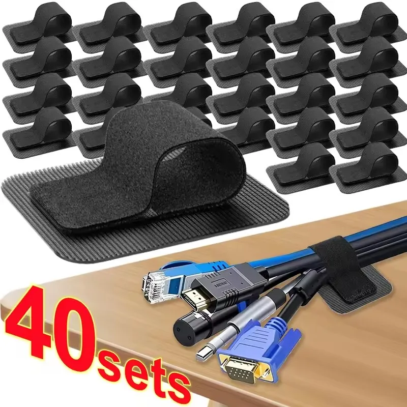 4-40 Sets Cable Management Und - огляд і ціна Desk Organizer