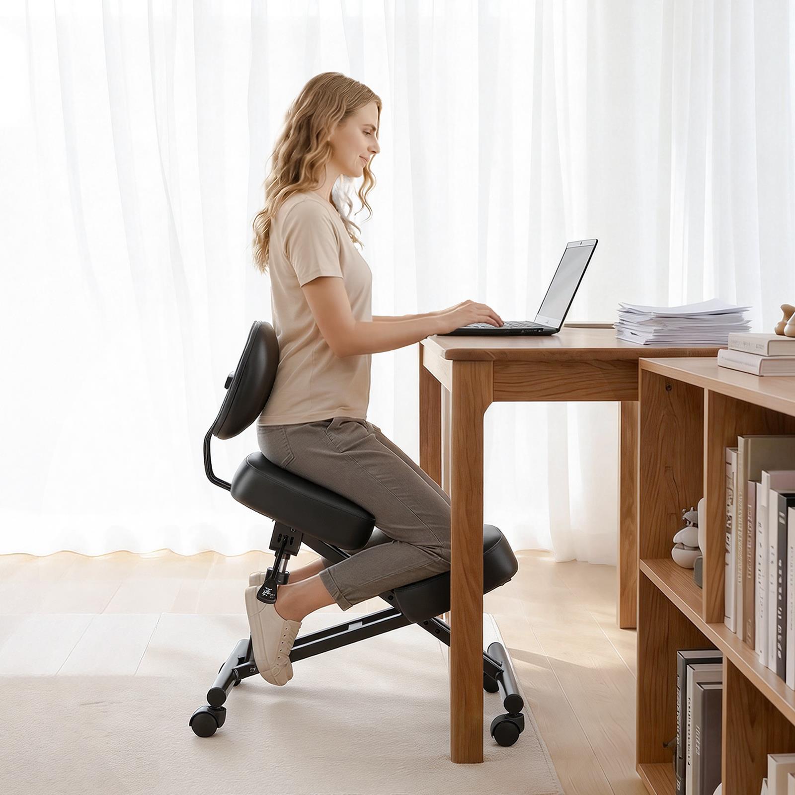 Ergonomic Kneeling Chair with  - огляд і ціна Office Chair Cushion