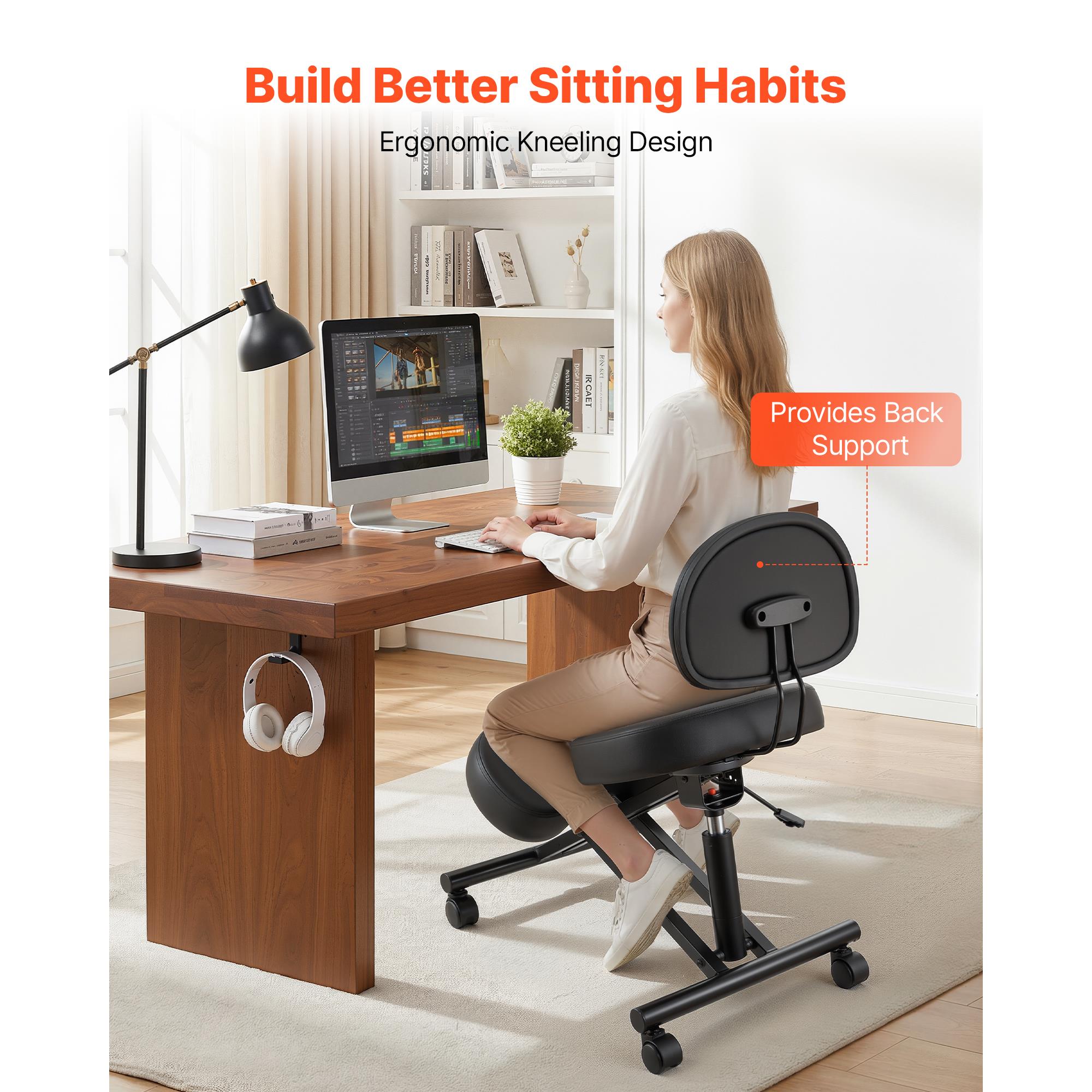 Ergonomic Kneeling Chair with  - огляд і ціна Office Chair Cushion