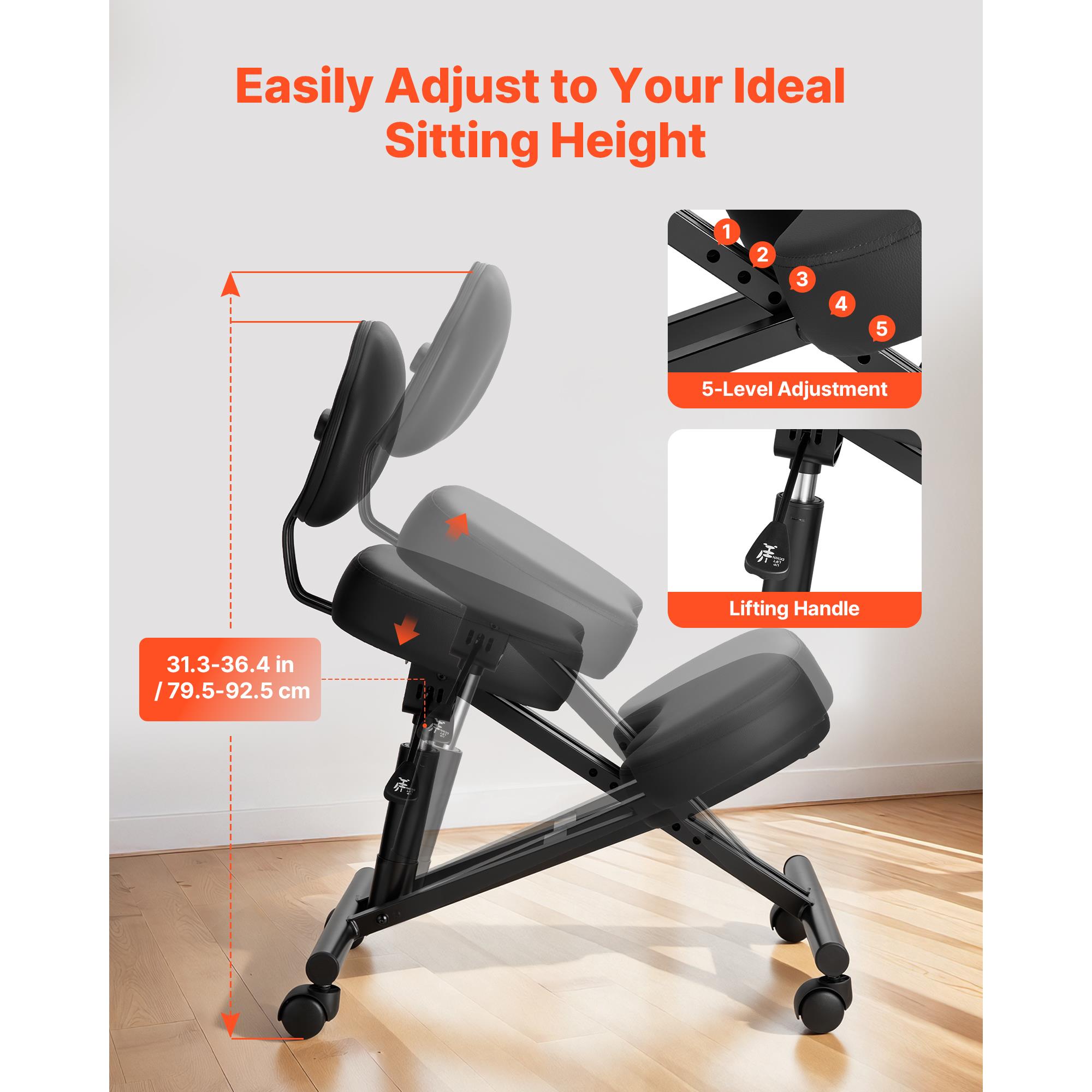 Ergonomic Kneeling Chair with  - огляд і ціна Office Chair Cushion