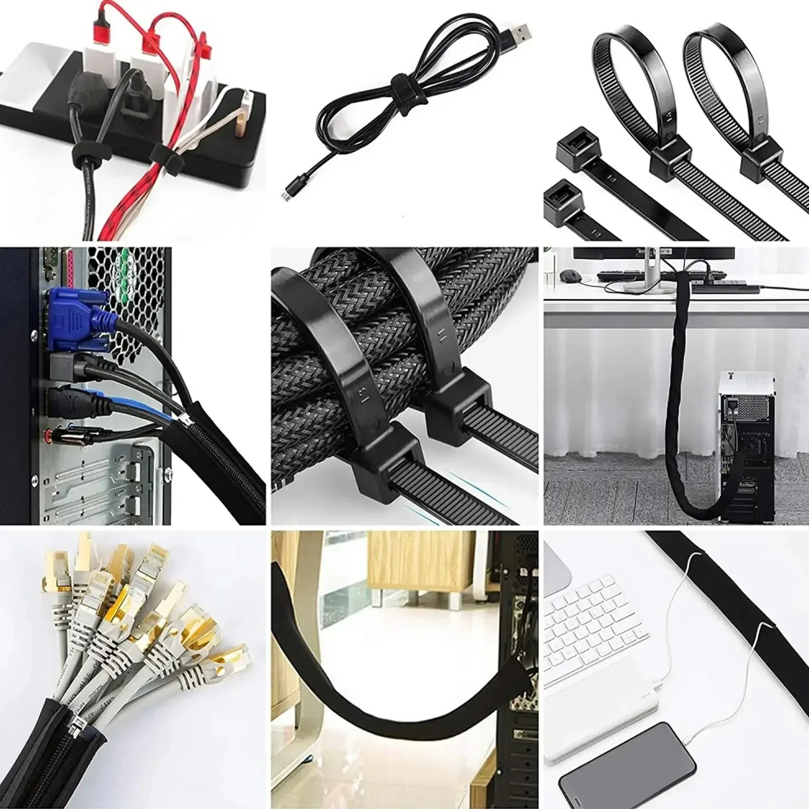173 PCS Cable Organizer Clips  - огляд і ціна Desk Organizer