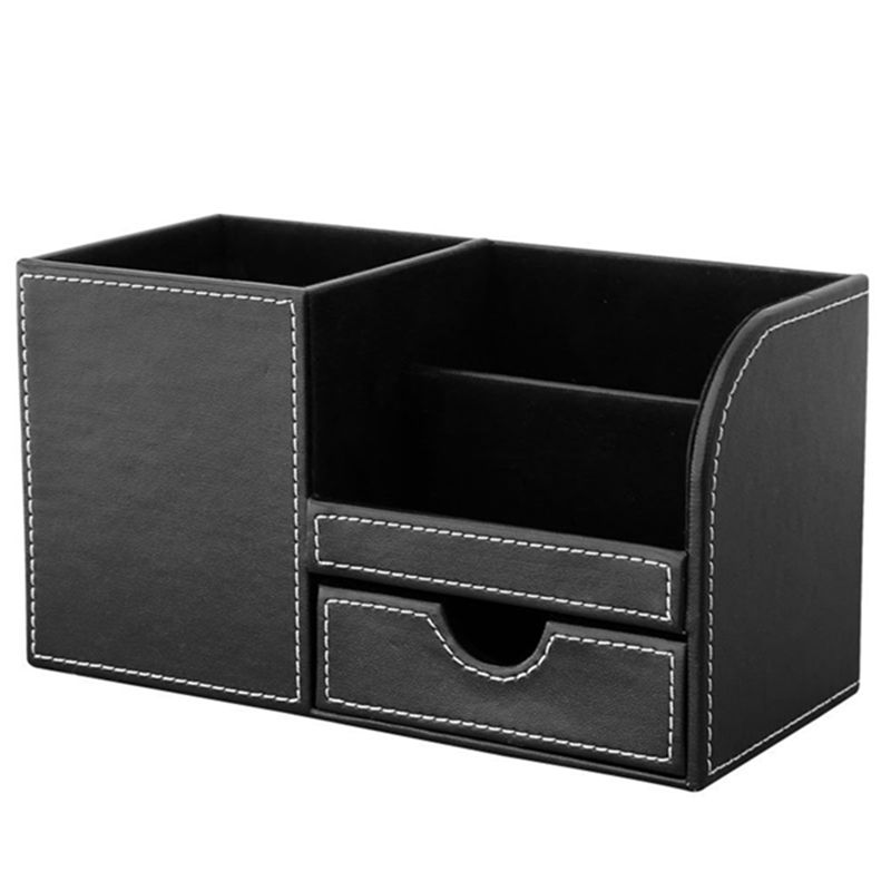 1pcs PU Leather Multi-function - огляд і ціна Desk Organizer
