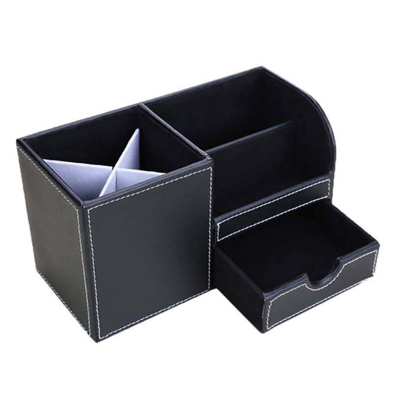 1pcs PU Leather Multi-function - огляд і ціна Desk Organizer