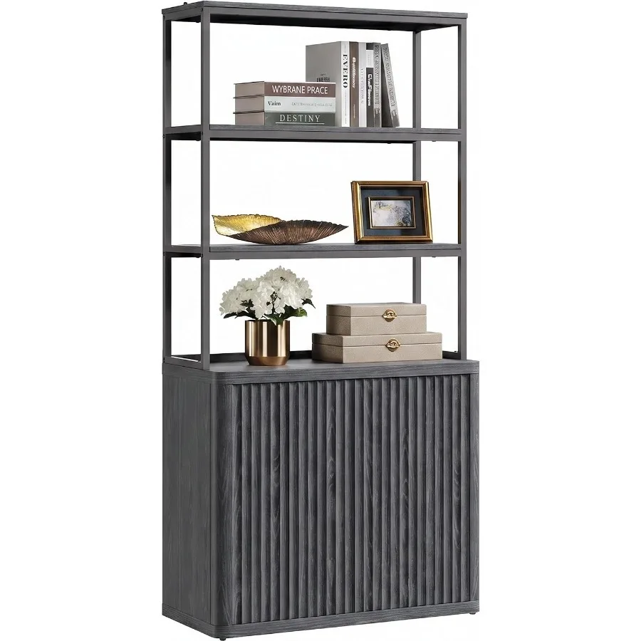 71 Tall Book Shelf with Doors, - огляд і ціна Bookshelf