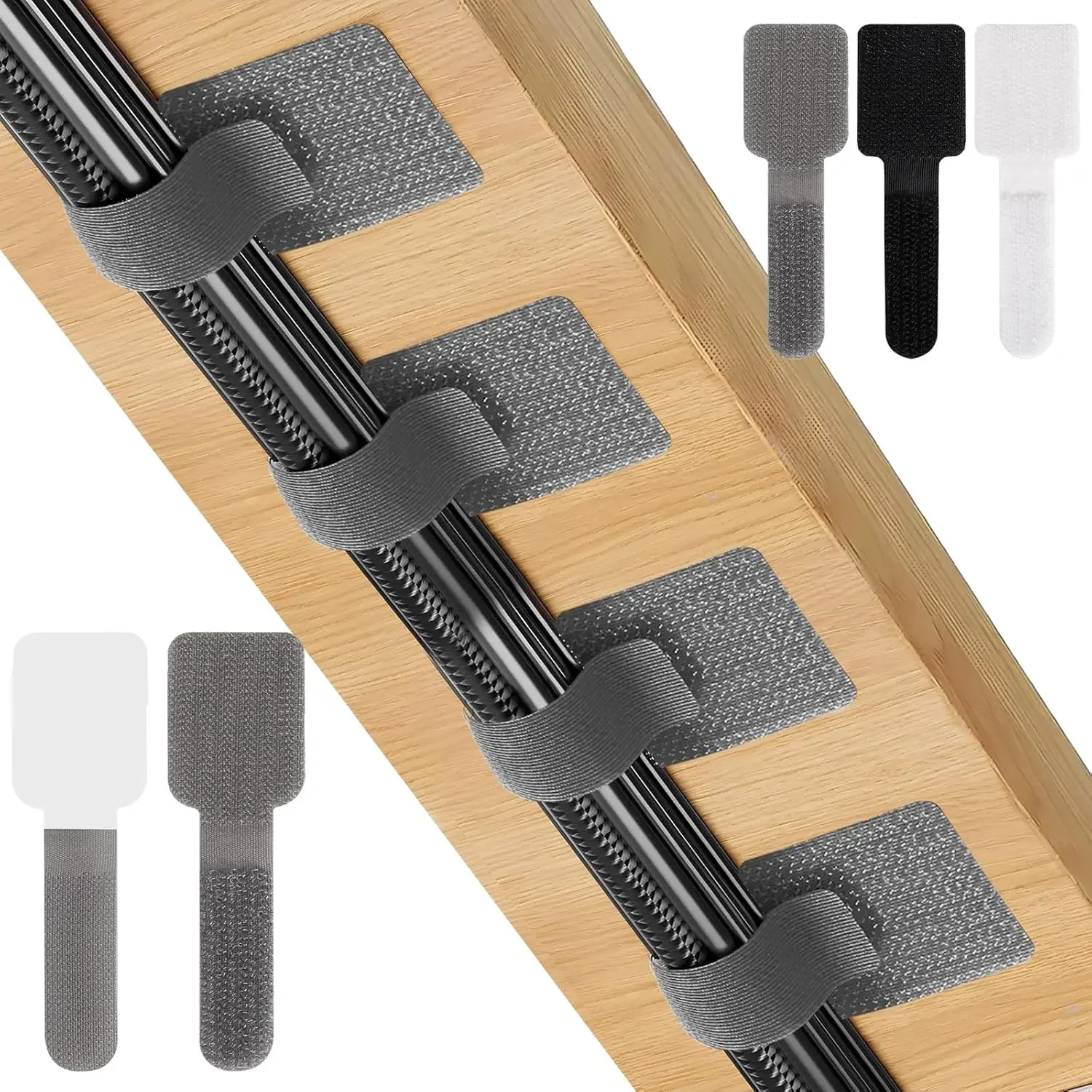 New Reusable Cable Ties Velcro - огляд і ціна Desk Organizer