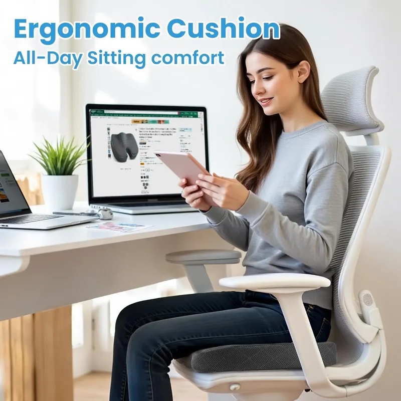 U-Shaped Memory Foam Seat Cush - огляд і ціна Office Chair Cushion