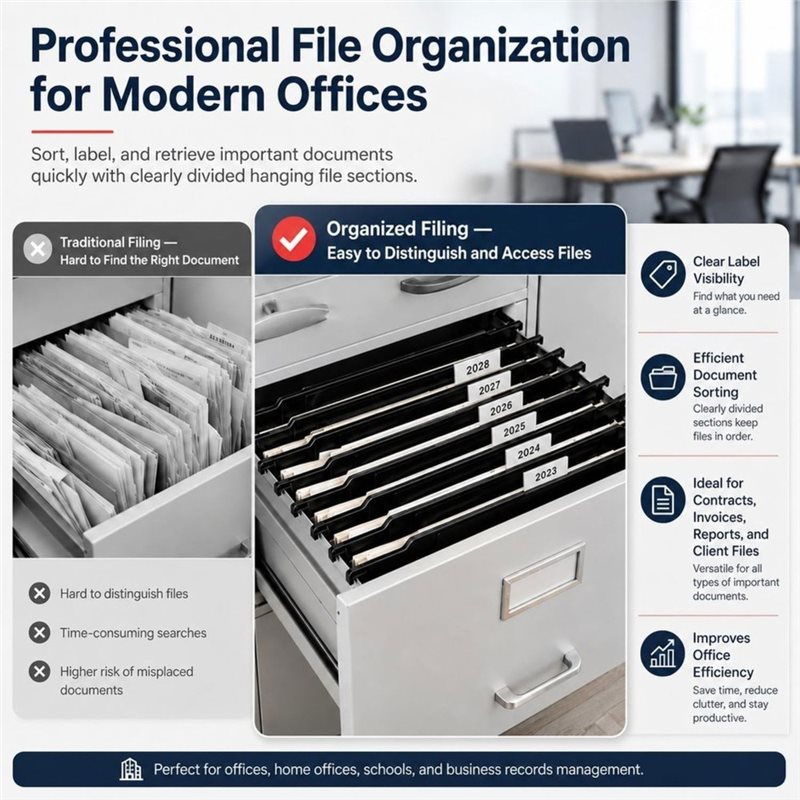 A09R! 6 Pcs Hanging File Folde - огляд і ціна File Cabinet