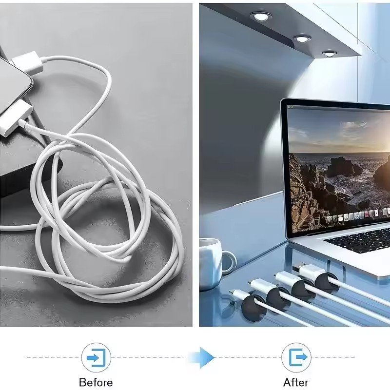 5/50Pcs Desktop Wall Cable Cli - огляд і ціна Desk Organizer