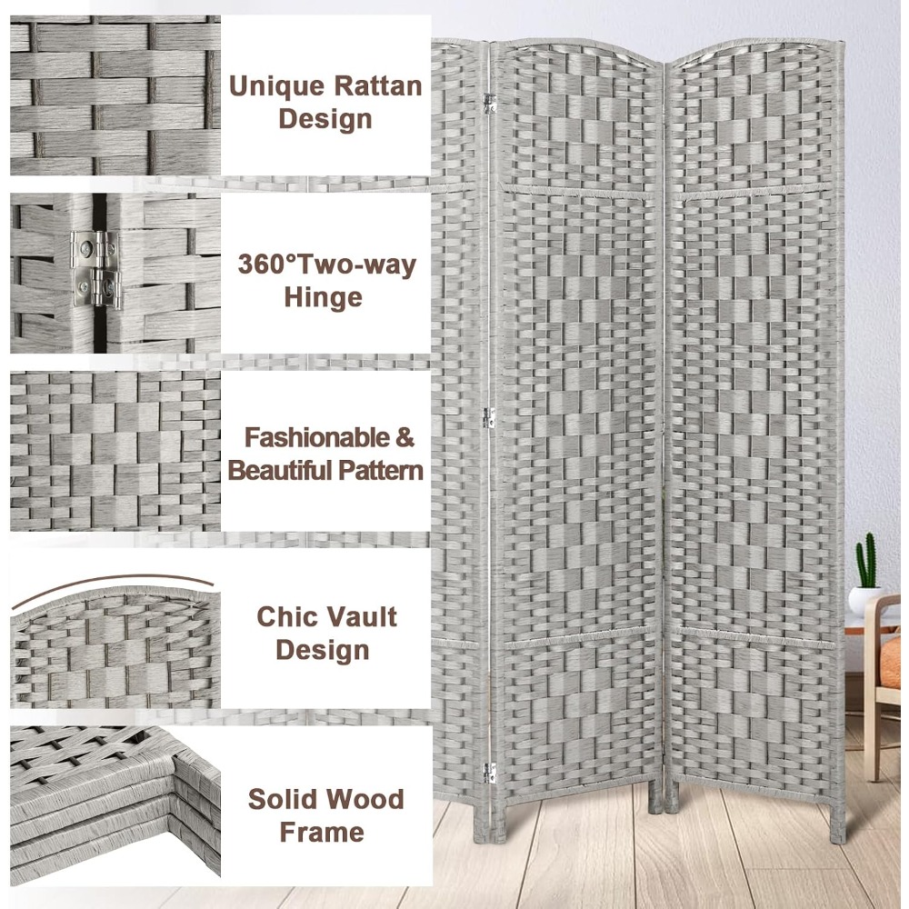 RHF Room Divider Panel, 6-Pane - огляд і ціна Partition Screen Divider