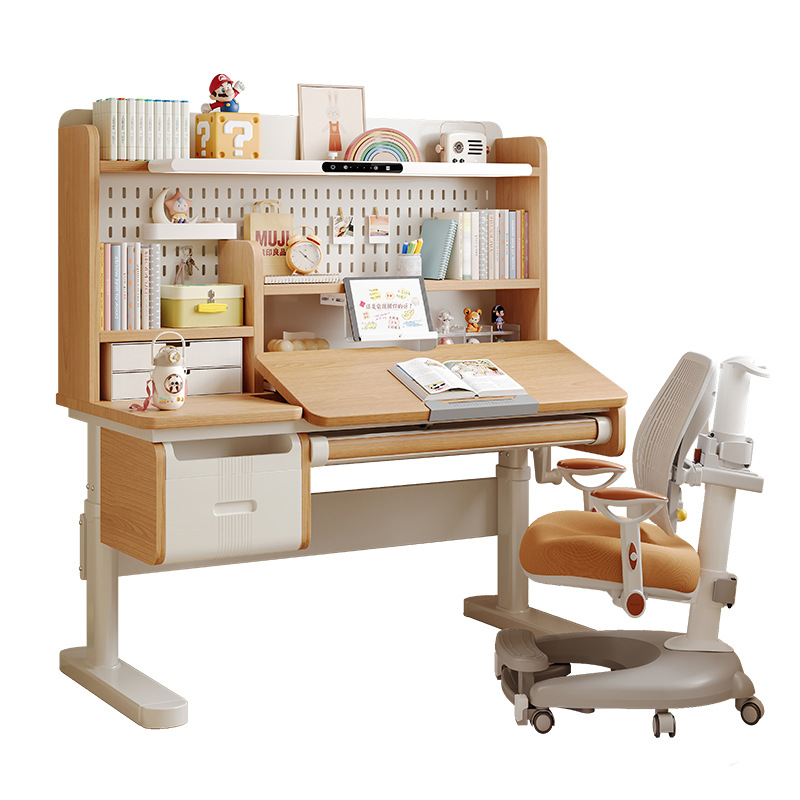 Solid wood study table Lifting - огляд і ціна Desk Lamp