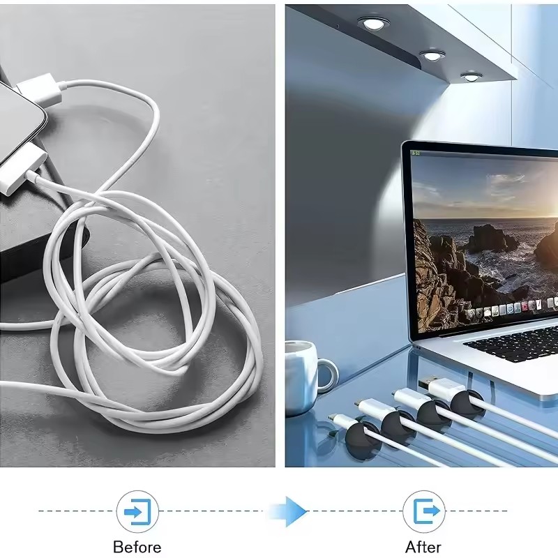5/50Pcs Desktop Wall Cable Cli - огляд і ціна Desk Organizer