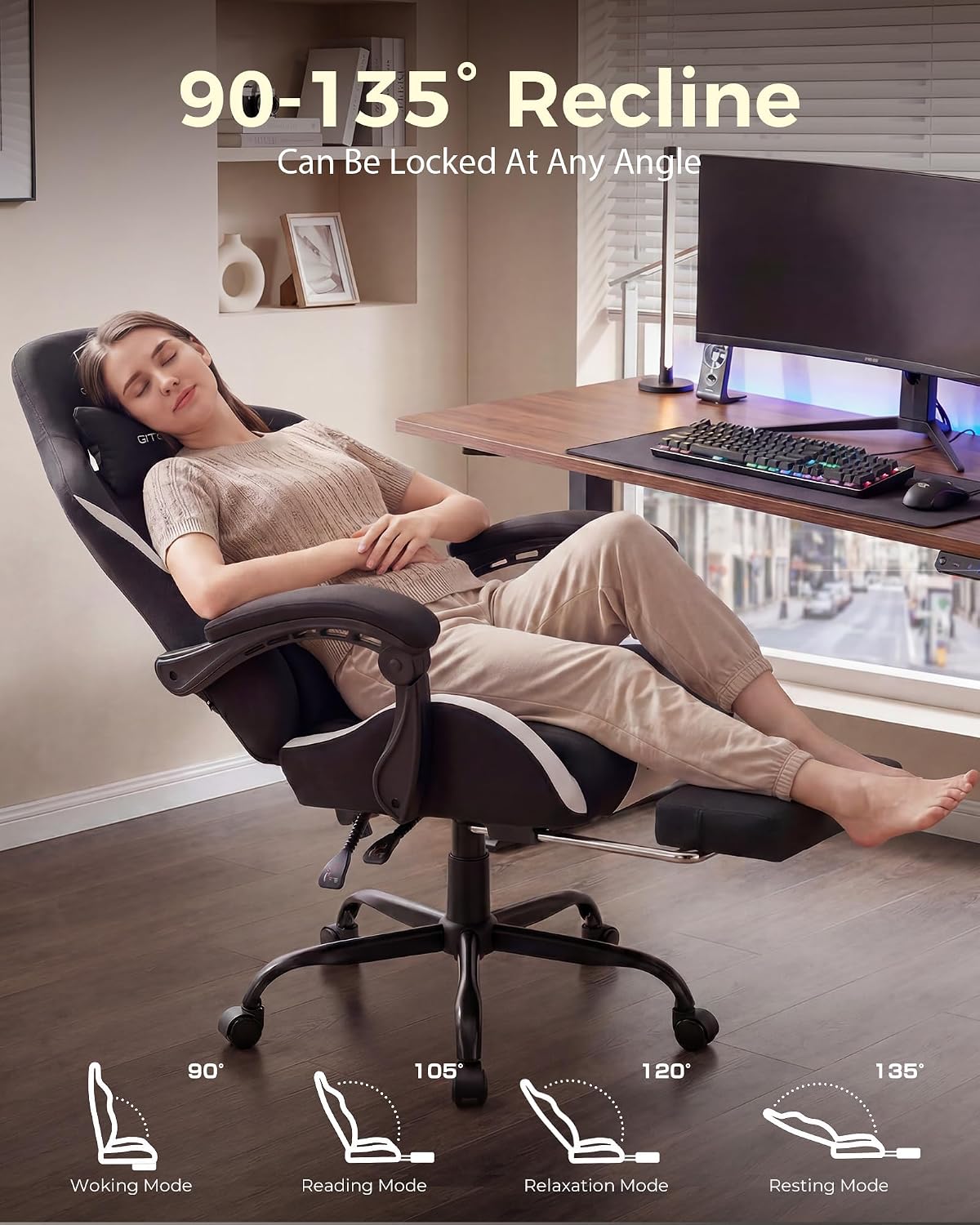 LUCKRACER Big and Tall Gaming  - огляд і ціна Office Chair Cushion